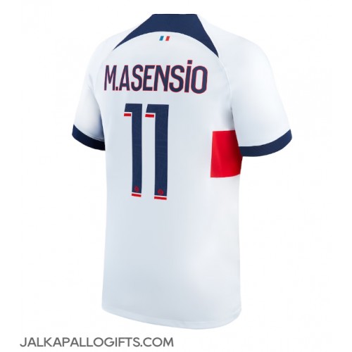 Paris Saint-Germain Marco Asensio #11 Vieraspaita 2023-24 Lyhythihainen